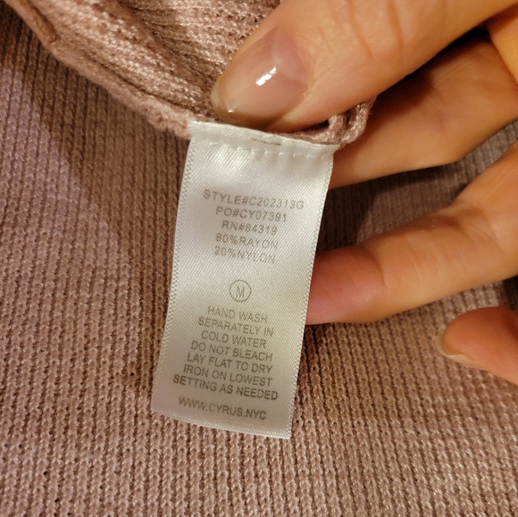 Cyrus Women's Light Pink Cardigan - Picture 5 of 10